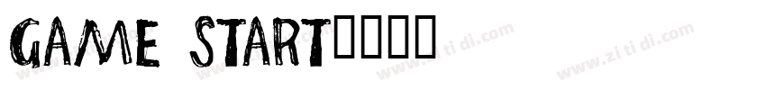 GAME START字体转换